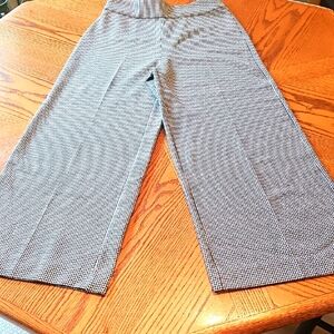 Mango Monochrome Houndstooth Trousers.Suze S